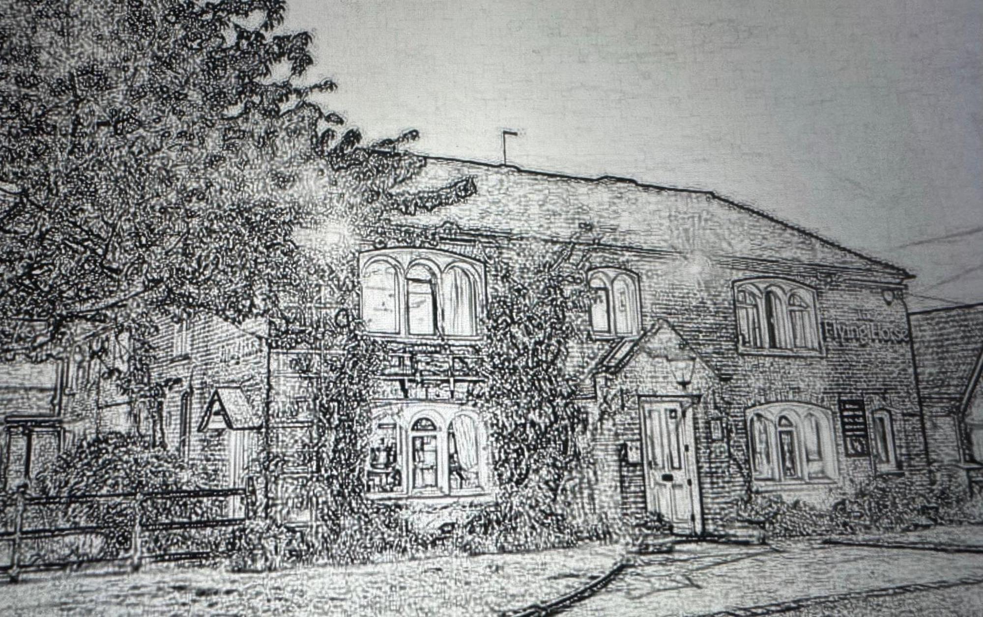 The Flying Horse Inn Boughton Aulph Екстер'єр фото